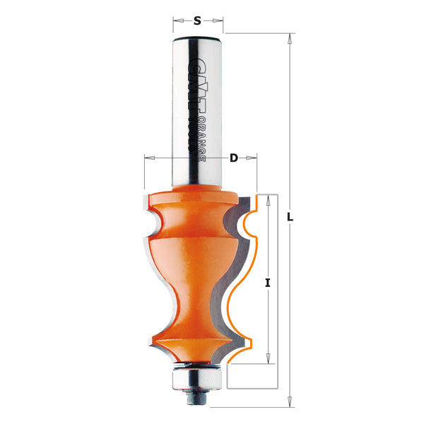 CMT 855.902.11 Moulding Bit 1-1/16" x 1-5/8" S=1/2"