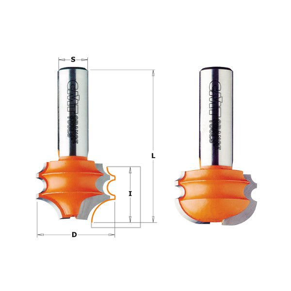 CMT 856.851.11 Moulding System 1-1/4" x 3/4" (Profile B) S=1/2"