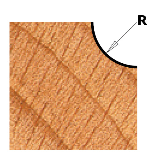 CMT 83702 Contractor Cove Bit 1-inch Cutting Diameter 1/4-inch Radius 1/4-inch Shank