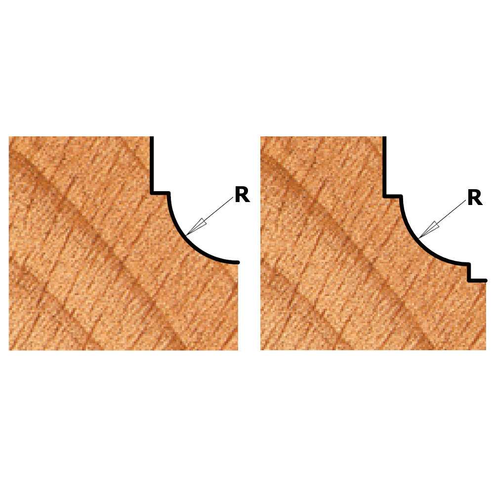 CMT 86301 Contractor Cove & Fillet Bit 1-inch Diameter 3/16-inch Radius 1/4-inch shank