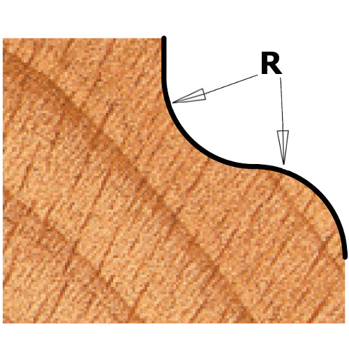 CMT 85902 Contractor Ogee Bit 1-1/2-inch Diameter 1/4-inch Radius 1/4-inch shank