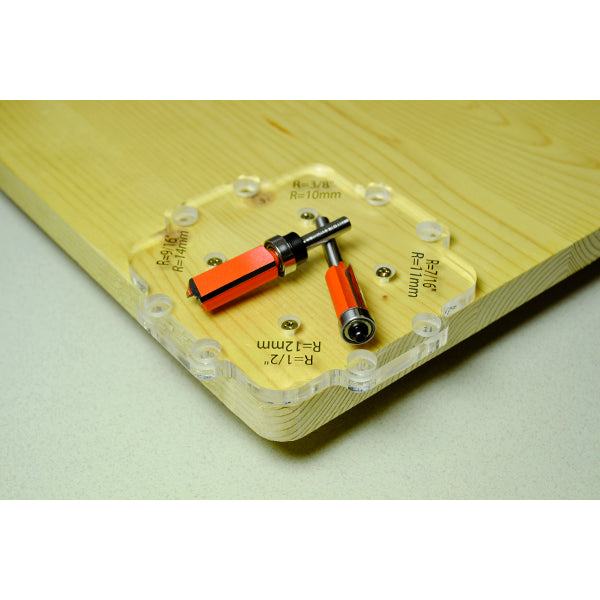 CMT TMP-R12 Twelve Corner Radius Template 1/8" to 1"