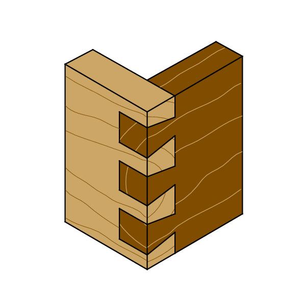 CMT CMT300-T129 Through Dovetail Template for CMT300 - 1/2-Inch dovetail size