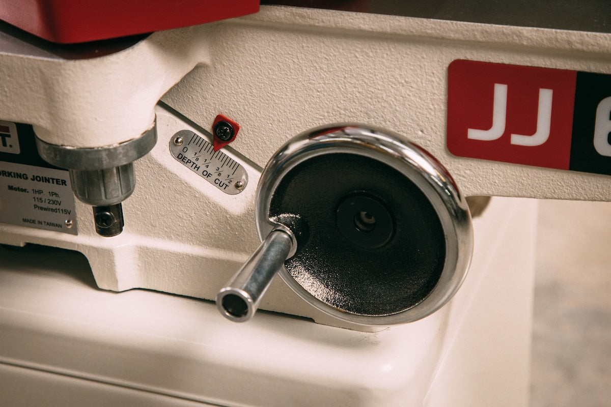 JET JJ-6HHDX, 6"Jointer, Helical Cutterhead, 1 HP, 1Ph 115/230V