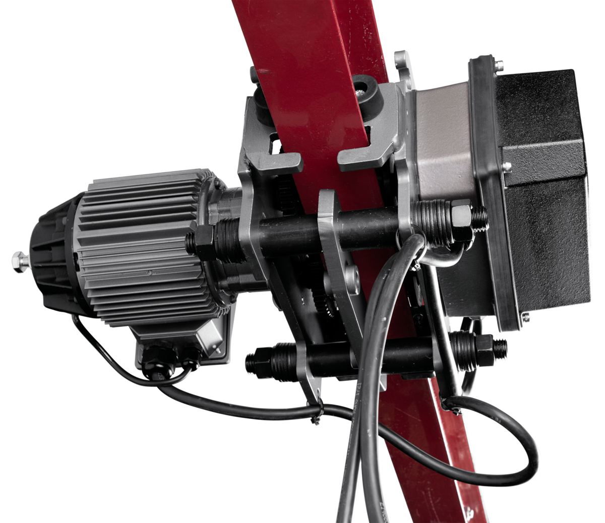 JET TS050-230-015 1/2-Ton 2 Speed Electric Chain Hoist 3Ph 15' Lift / 2 Speed Trolley 3Ph & 4 Button Wired Pendant 11ft