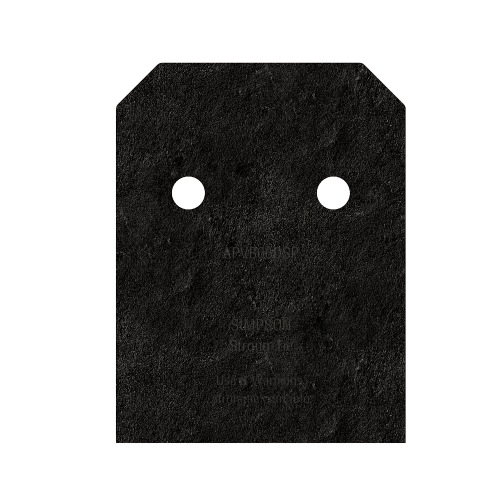 Simpson Strong-Tie APVB66DSP Avant Decorative Post Base Plates - Black Powder Coat (2 per Pack)