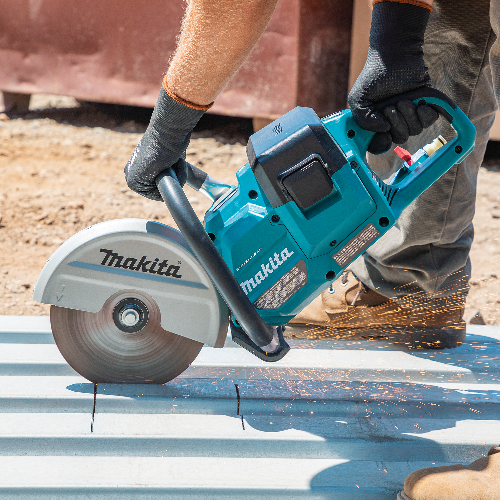 Makita 18V X2 (36V) 9" Power Cutter Saw Kit w/4 Batteries AFT, Electric Brake (5.0 Ah)