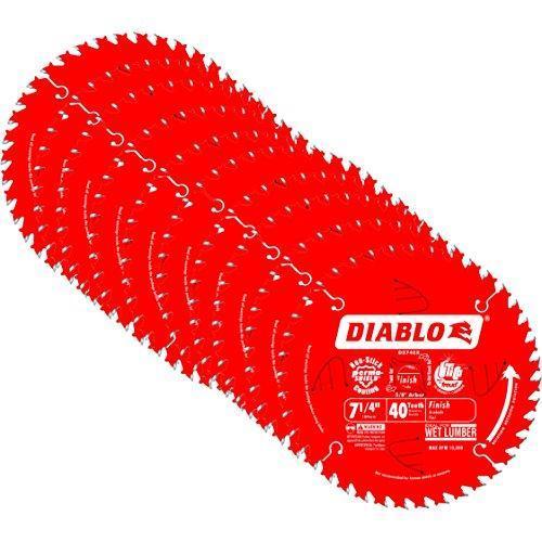 Diablo 7-1/4" x 40T Finish Saw Blade for Wood D0740A