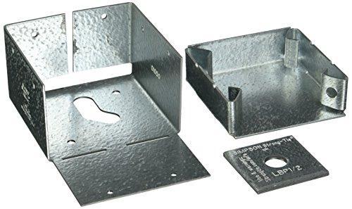 Simpson 4 x 4 Adjustable Post Base with Wind Uplift, ZMAX ABW44Z
