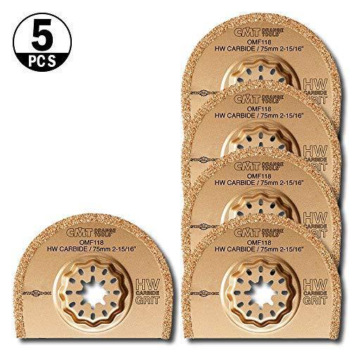 CMT OMF118-X5 2-15/16" Radial Saw Blade Carbide Grit Starlock (5-Pc)