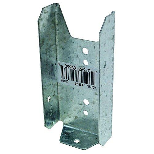 Simpson Rough Cut 2x4 Fence Bracket, G90 Galvanized FB24R