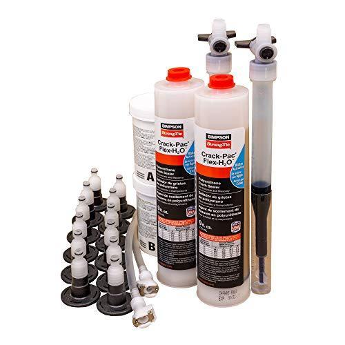 Simpson CPFH09KT Crack-Pac FLEX-H2O Polyurethane Crack Sealer Kit (2 Crack-Pac FLEX-H2O & more)