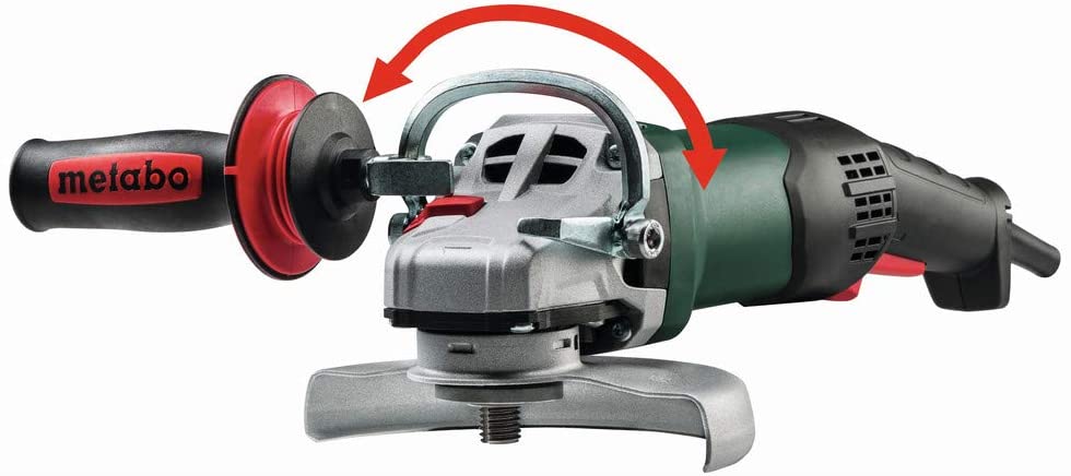 Metabo HPT 4.5" / 5" 11 Amp Heavy Duty Corded Angle Grinder System Kit