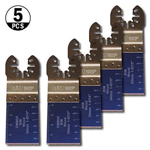 CMT OMM05-X5 1-5/16" Extra-Long Life Flush-Cut Blade for Wood-Bim (5Pc)