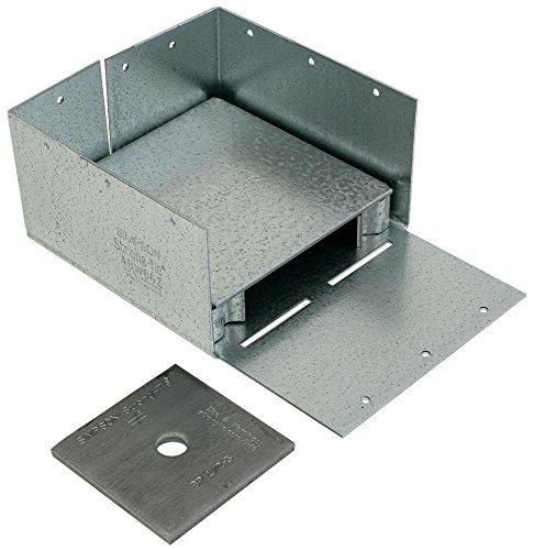 Simpson Strong-Tie ABW66Z 6x6 Adjustable Post Base with Wind Uplift, Zmax Finish