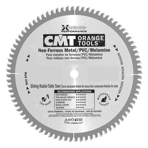CMT 225.709.12 Non-Ferrous Metal and Melamine Saw Blade 12" x 5/8" T108 TCG Neg