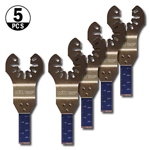 CMT OMM09-X5 3/8" Plunge and Flush-Cut Blade for Wood & Metal BIM (5-Pc)