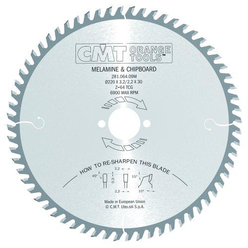 CMT 281.064.09M Industrial Panel Sizing Saw Blade 220mm 8-43/64" x 30mm T64