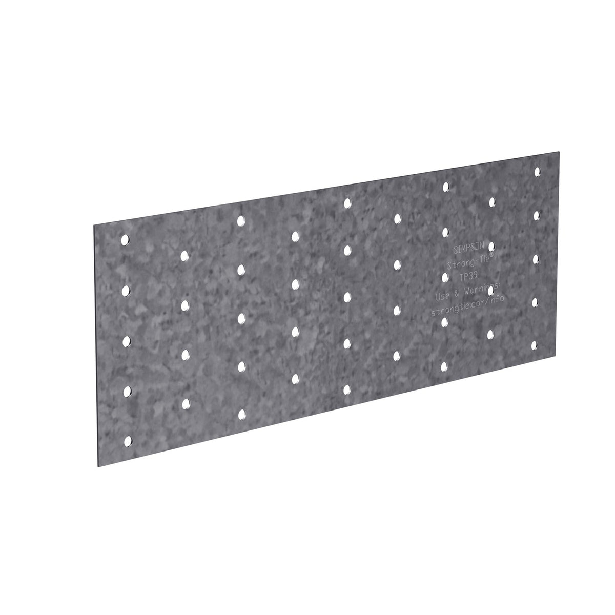 Simpson TP39 3-1/8" x 9" Tie Plate, Galvanized