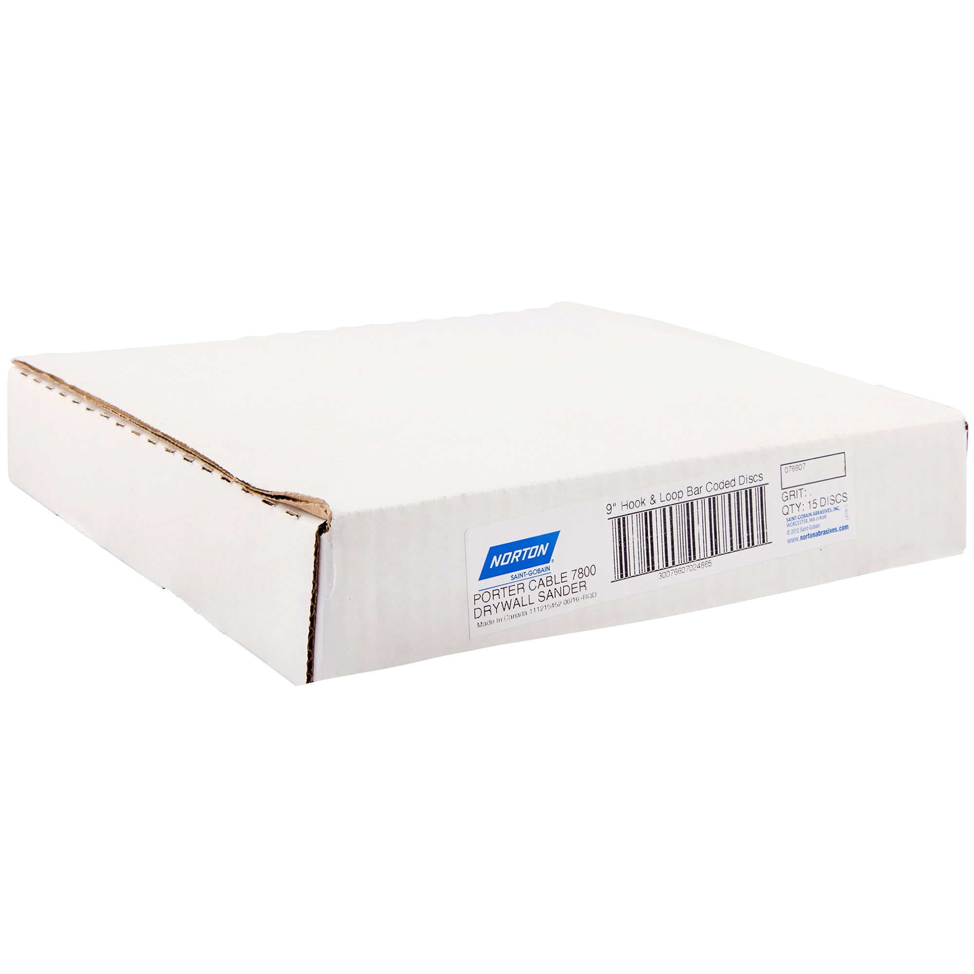 Norton 9" WallSand AO Fine Grit Paper H&L Disc, 100 Grit