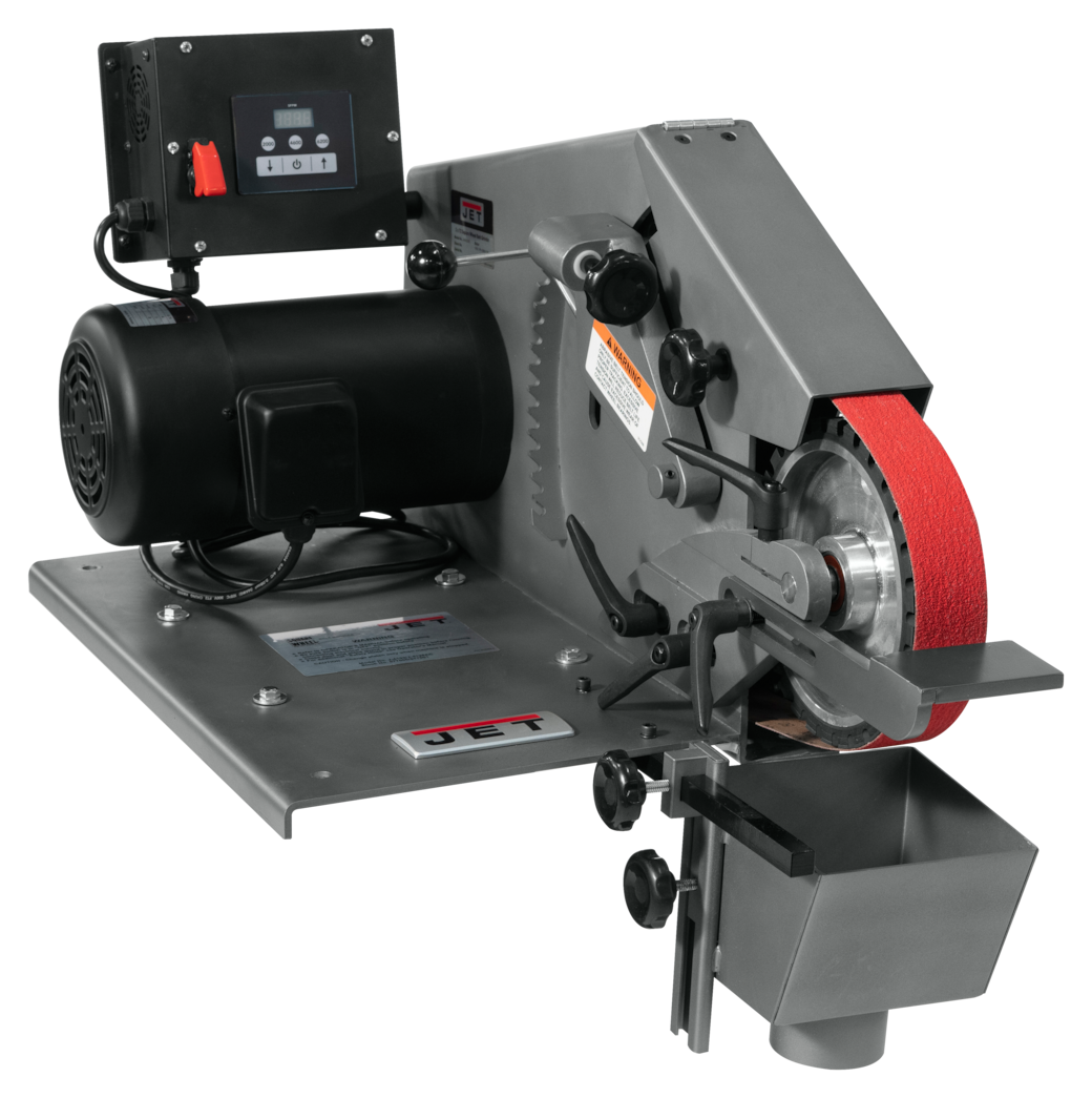 JET SWG-272VS, 2" x 72" Square Wheel Belt Grinder, 6200 SFPM, 1Ph 115/230V