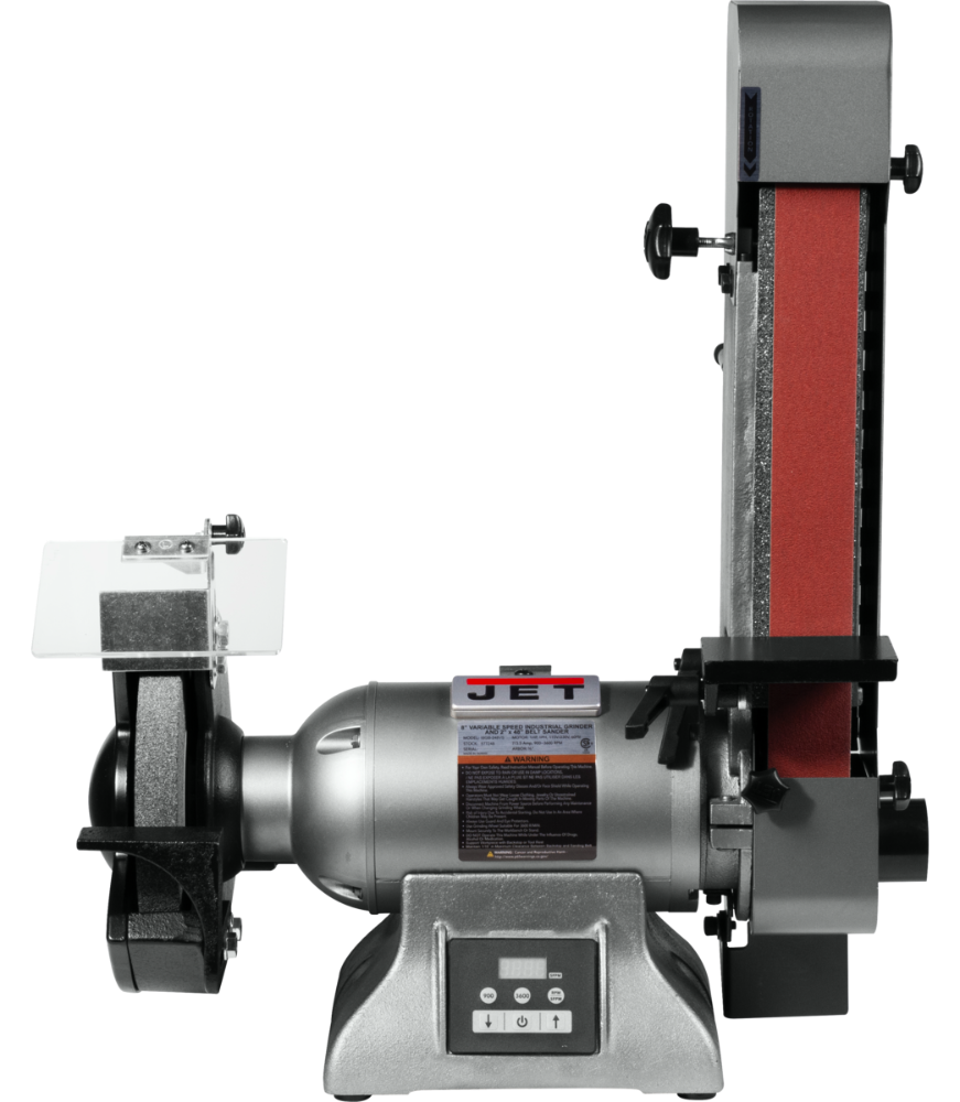 577248, IBGB-248VS, Grinder, Sander, Variable Speed, 8 Inch Grinder, 2 x 48 Inch Belt Sander, Grinding/Finishing, JET, Metalworking