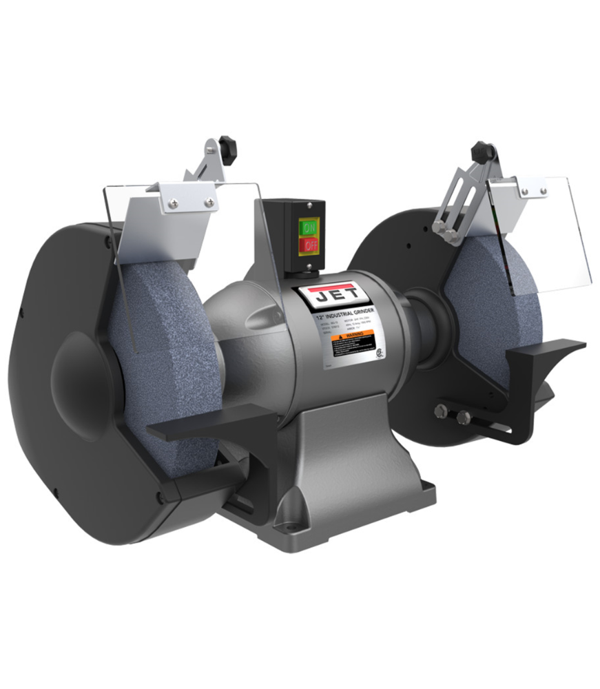 578012, IBG-12, 12" Industrial Bench Grinder , Jet, Metalworking, Finishing, Bench Grinders