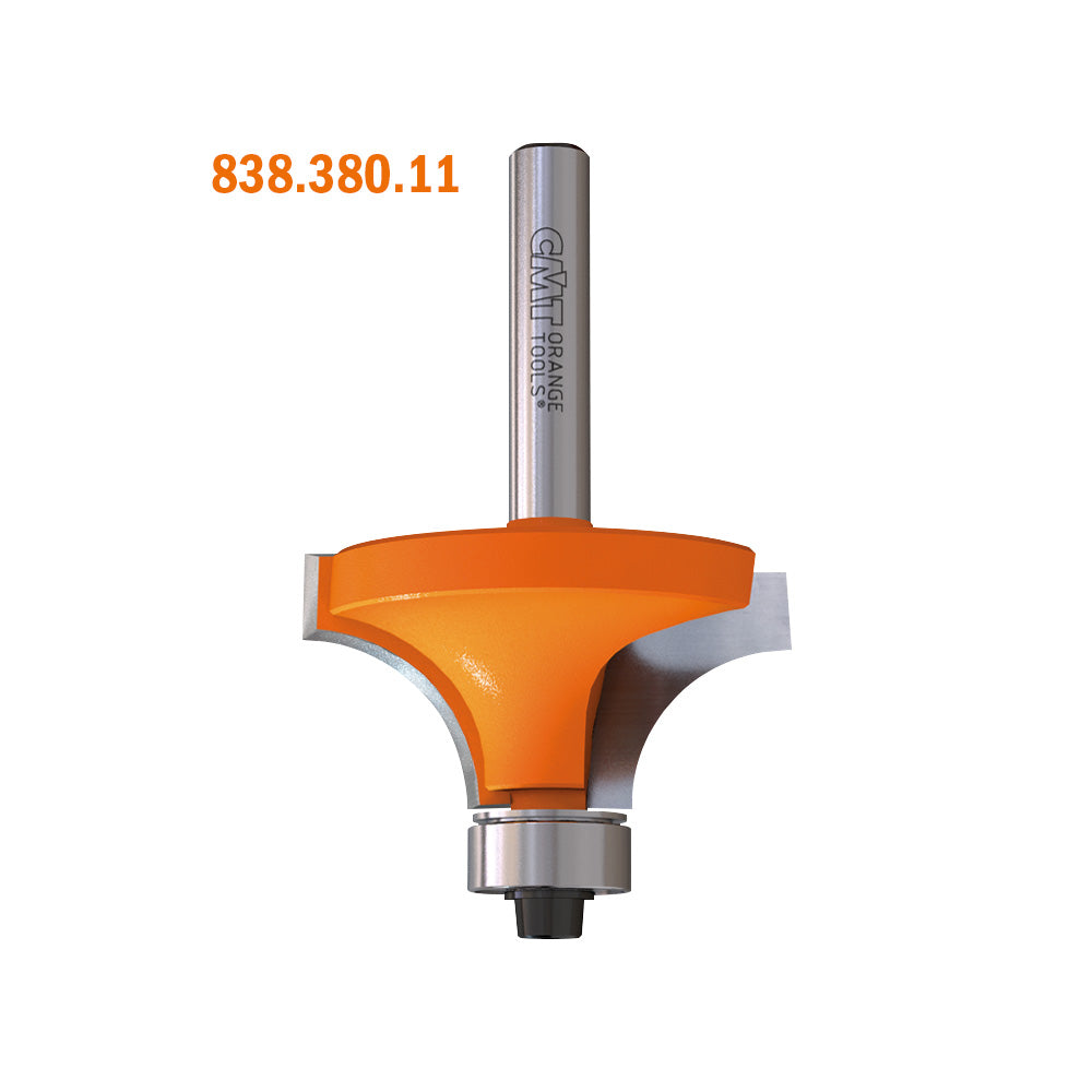 CMT 838.167.11 Roundover Bit w/Bearing 21/32" x 1/2" R=5/64" S=1/4"