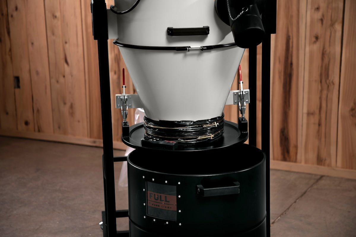 JET JCDC-2 Cyclone Dust Collector, 2-Micron Filter, 938 CFM, 2 HP, 1Ph 230V