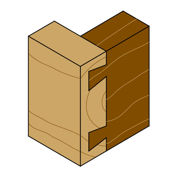 CMT 818.053.11 Dovetail Bit 7/32-Inch Diameter with 1/4-Inch Shank