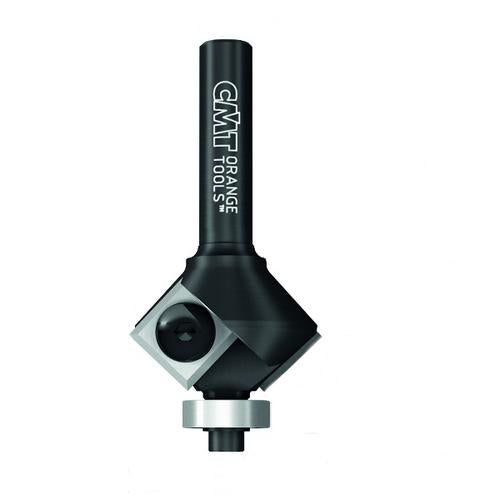 CMT 659.023.11 Chamfer Bits w/Insert Knives 63/64" x 7/16" (22°) S=1/4"