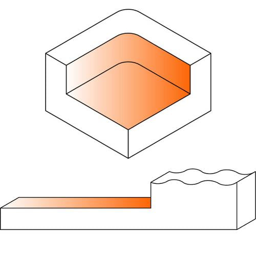 CMT 663.005.11 Spoilboard Surfacing Router Cutter with Insert Knife