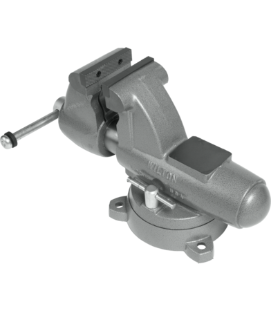 Wilton Combination Pipe & Bench 5" Jaw Round Channel Vise w/Swivel Base C-2