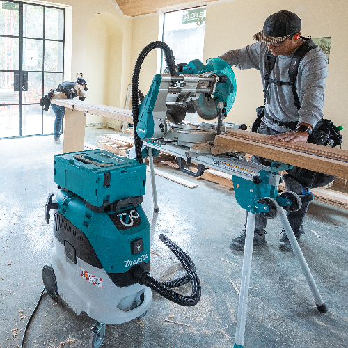 Makita 11 Gallon Wet/Dry HEPA Filter Dust Extractor/Vacuum, AWS Capable