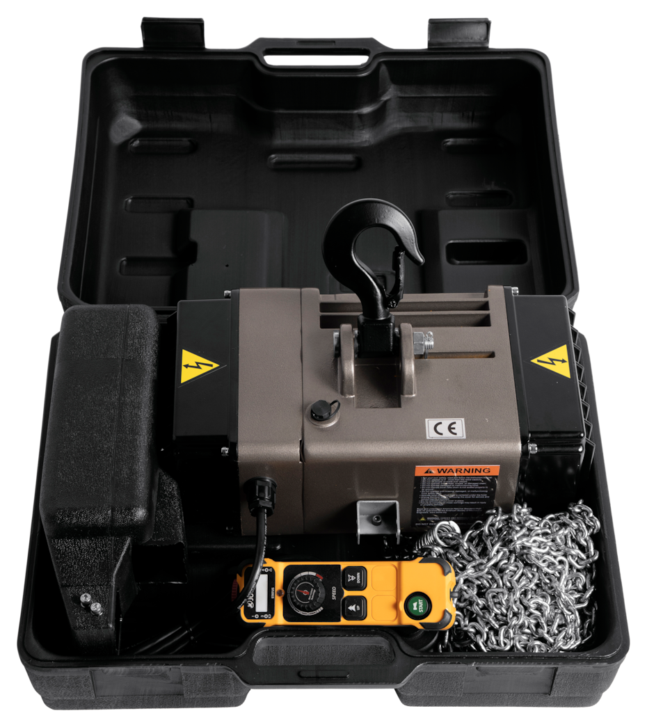 JET 1/2-Ton Electric Chain Hoist 1-Phase 10' Lift BLVS050-010
