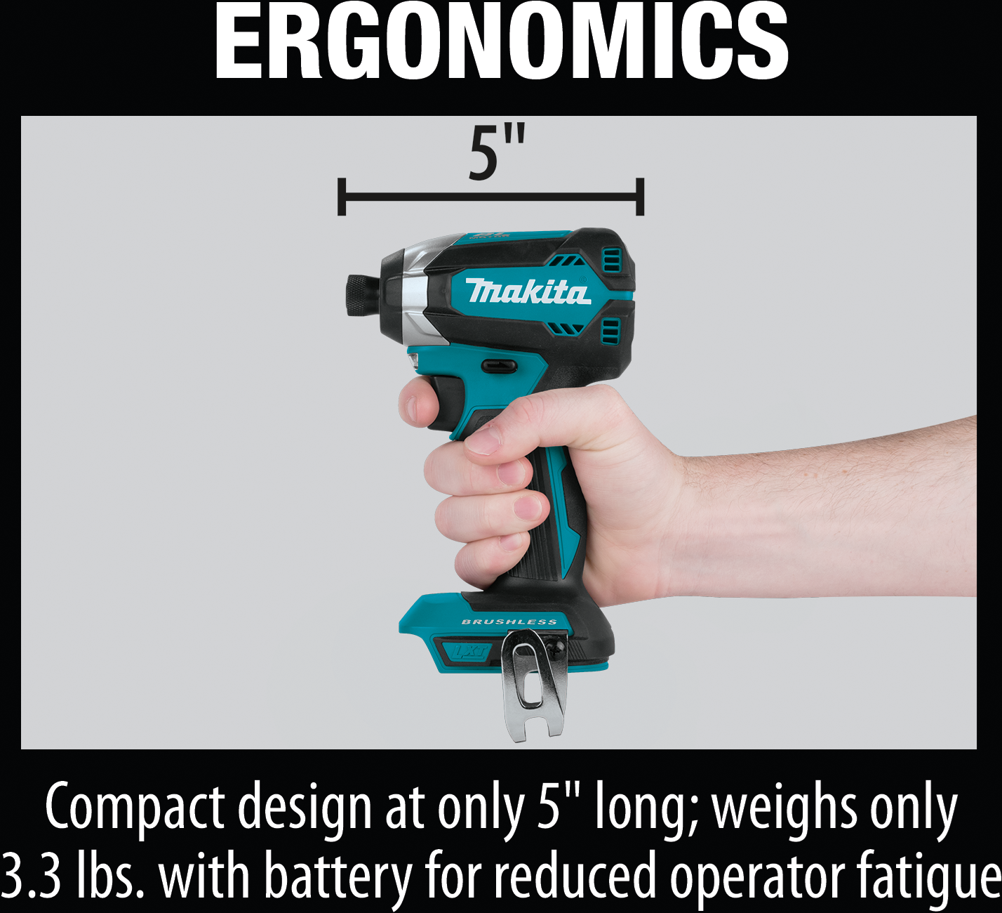 Makita XDT13Z 18V LXT Lithium-Ion Brushless Cordless Impact Driver