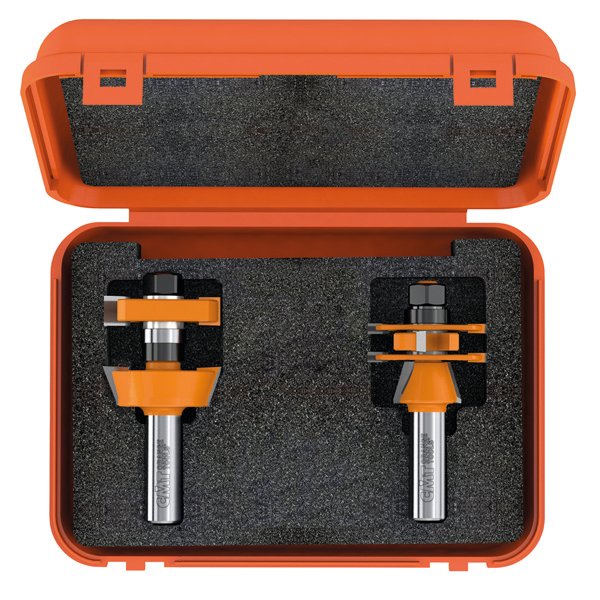 CMT 800.624.11 Adjustable Shaker Router Bit Sets 1-5/8" S=1/2" (2-Pc)