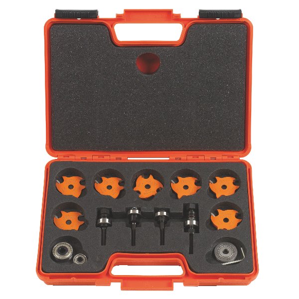 CMT 823.001.11 Slot Cutter Set S=1/4" - 1/2" (7-Pc) T3