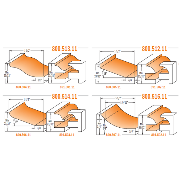 CMT 800.516.11 3 Piece Kitchen Set