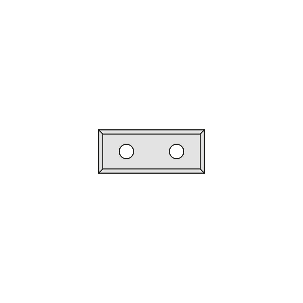 CMT 790.395.12 Standard Insert Knives, 4 Cutting Edges 35 degree 10-Pack
