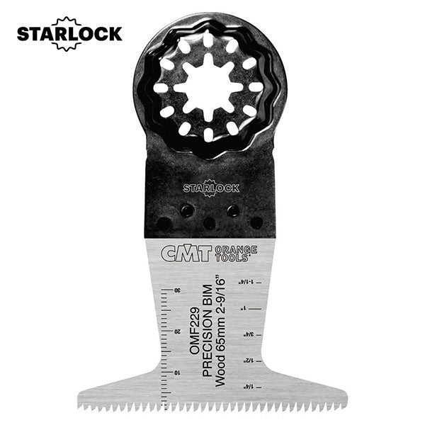 CMT OMF229-X1 2-9/16" Precision Cut Blade w/Japanese Toothing BIM Starlock 1-Pc