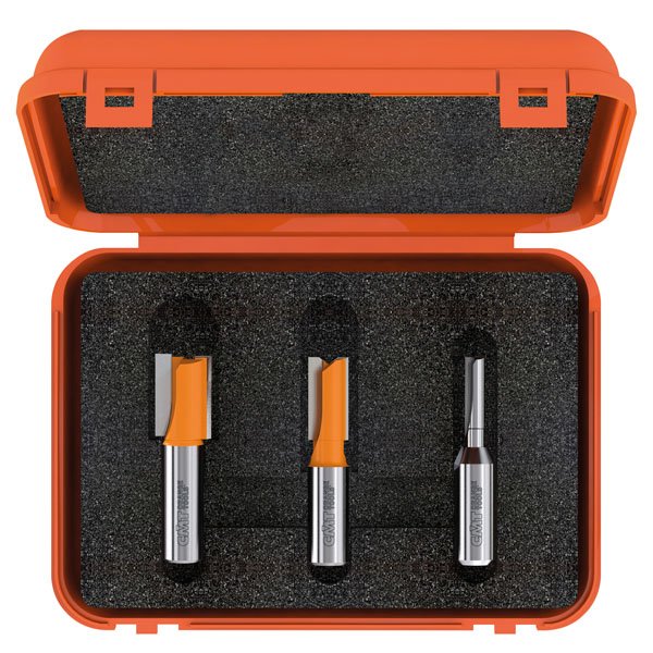 CMT 811.001.11 3-Piece Plywood Groove Set 15/64" - 31/64" - 23/32" S=1/4"
