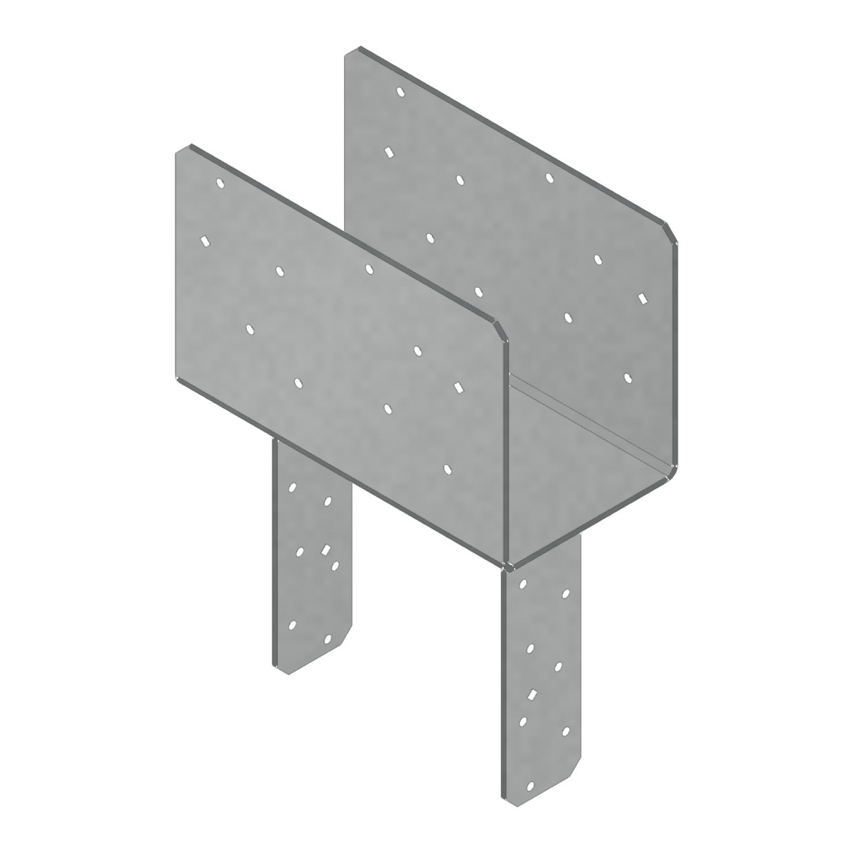 Simpson 6x Beam, 8x Post Column Cap w/SDS Screws HDG CCQ68SDS2.5HDG