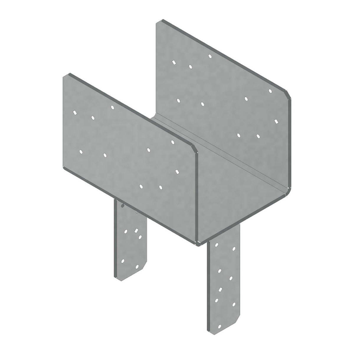 Simpson 8x Beam, 8x Post Column Cap w/SDS Screws HDG CCQ88SDS2.5HDG
