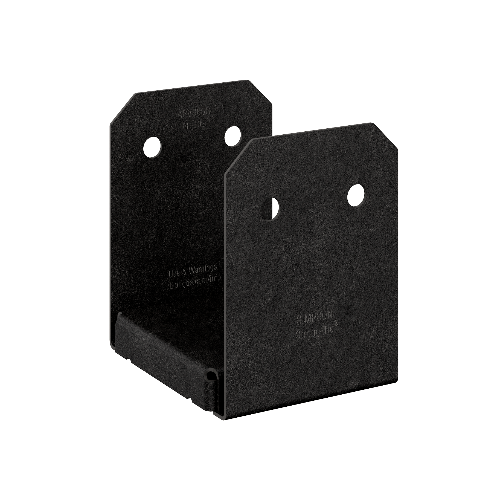 Simpson Strong-Tie APVB66R Avant Rough Cut 6x6 Ornamental Post Base - Black Powder Coat