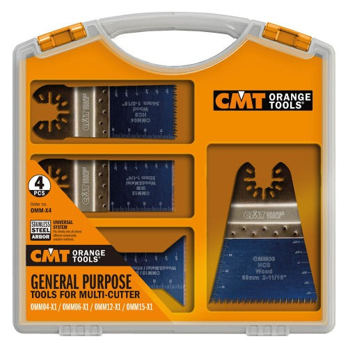 CMT OMM-X4 General Purpose Set for Multi-Cutters (4-Pc)