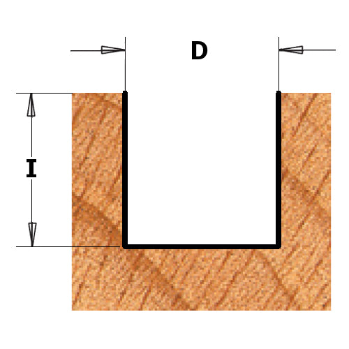 CMT 80105 Contractor Mortising Bit 5/8-inch Diameter 1/4-inch Shank