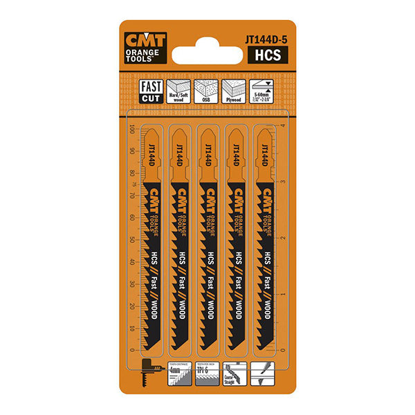 CMT JT144D-100 Jig Saw Blade HCS 4" x 6 TPI