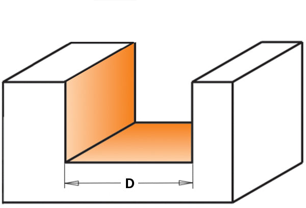CMT 801.818.11B Mortising Bit, 1-1/4-Inch Diameter, 1/2-Inch Shank