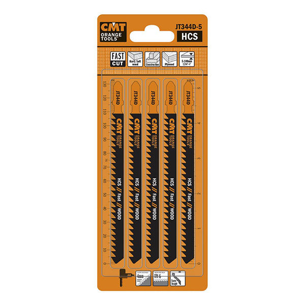 CMT JT344D-5 Jig Saw Blades for Wood 5-Pack